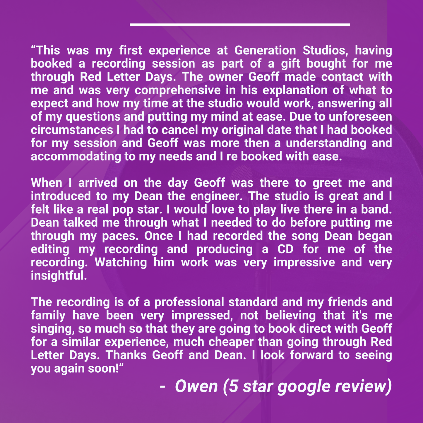 1hr Pop Star Experience